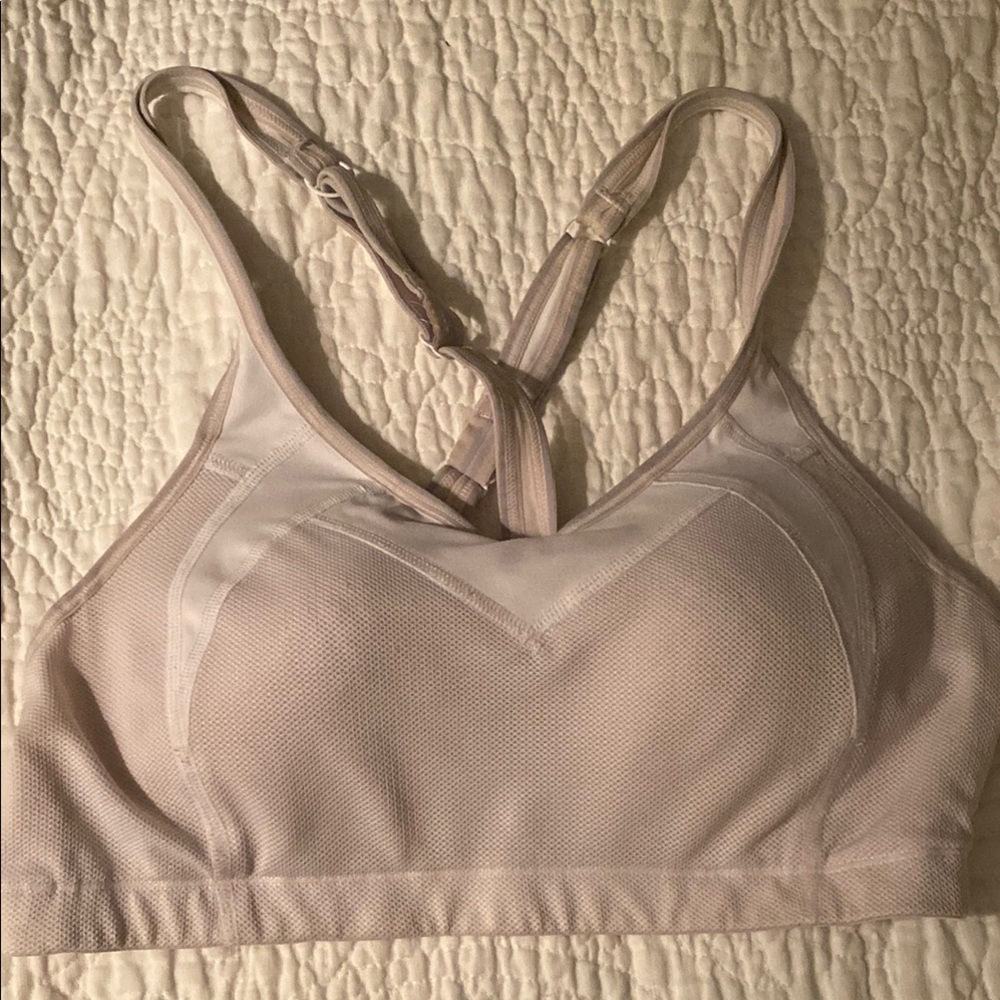 Women's Cream Sports Bra